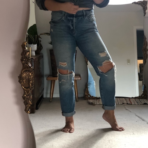 ZARA High Waisted Button Up Jeans - Picture 2 of 11